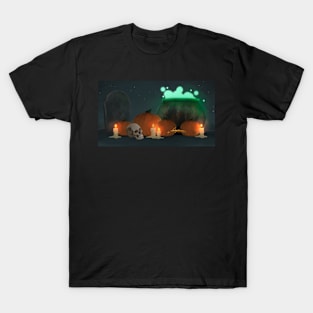 Copy of Happy Halloween (without letters with BG) T-Shirt